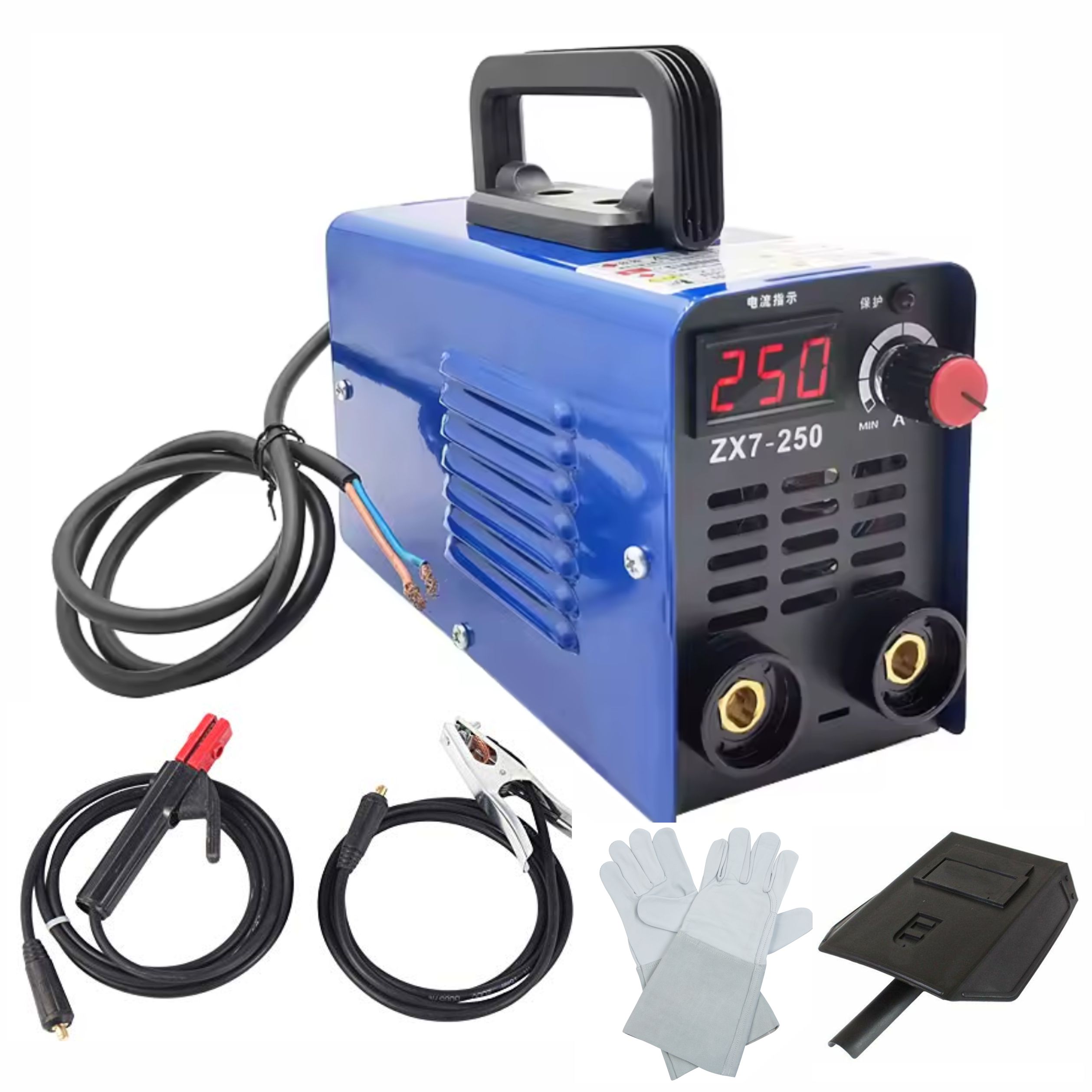 ZX7-250 250A 220V Micro Electric Welding Machine Mini Digital Display ARC DC Inverter IGBT