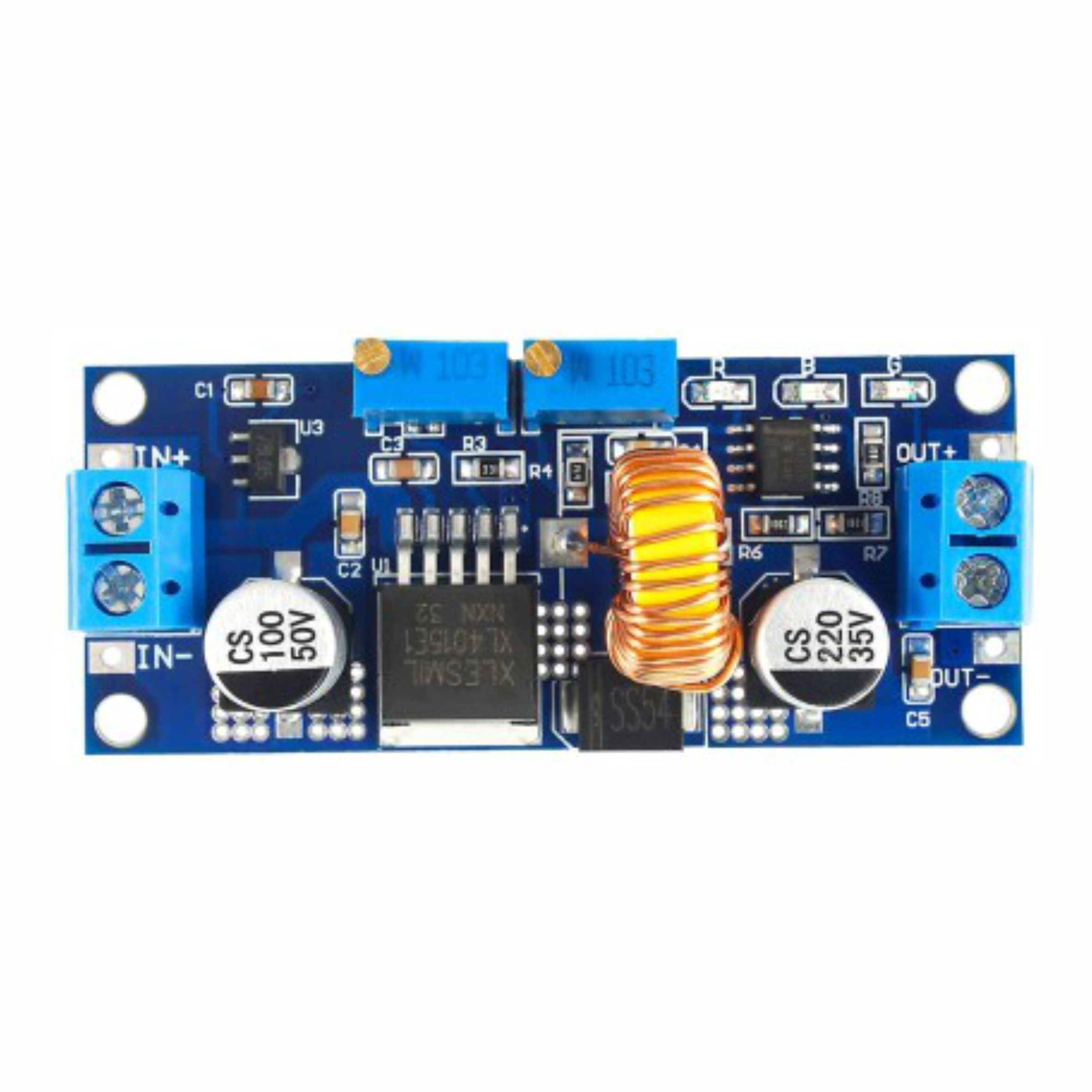 XL4015 DC-DC Constant Current/Voltage Step-Down Module- 5A Ρυθμιζόμενη τάση και ένταση